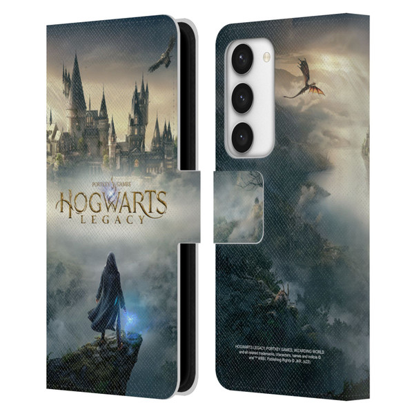 Hogwarts Legacy Graphics Key Art Leather Book Wallet Case Cover For Samsung Galaxy S23 5G