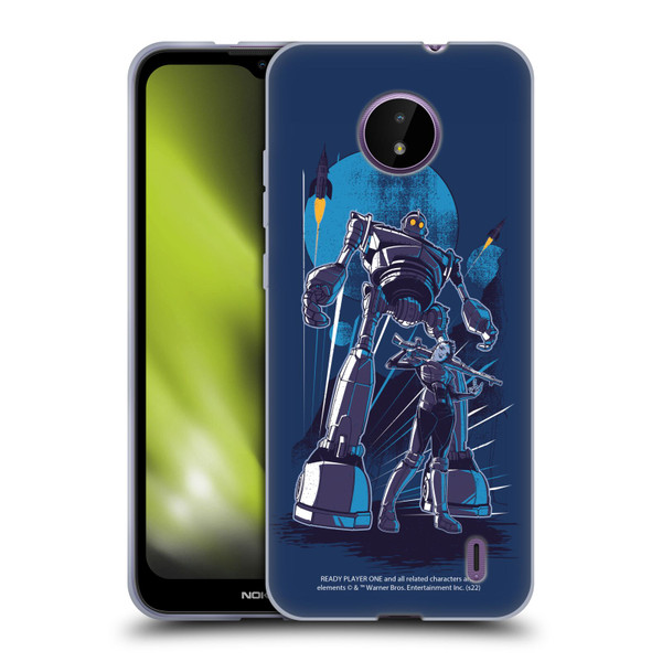 Ready Player One Graphics Iron Giant Soft Gel Case for Nokia C10 / C20