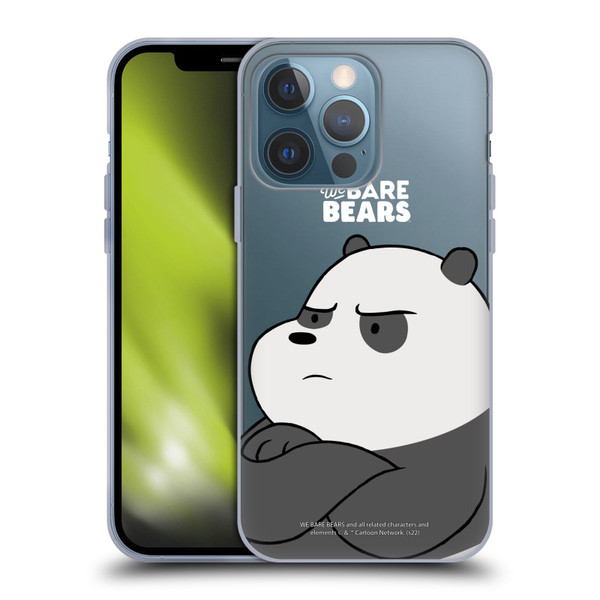 We Bare Bears Character Art Panda Soft Gel Case for Apple iPhone 13 Pro