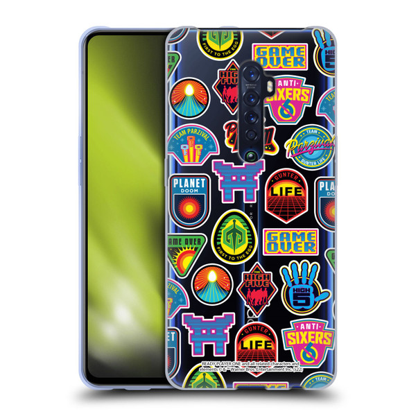 Ready Player One Graphics Collage Soft Gel Case for OPPO Reno 2