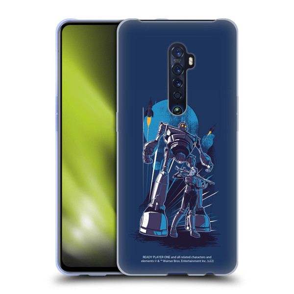 Ready Player One Graphics Iron Giant Soft Gel Case for OPPO Reno 2