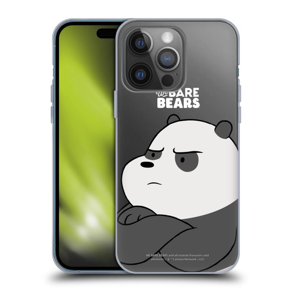 We Bare Bears Character Art Panda Soft Gel Case for Apple iPhone 14 Pro