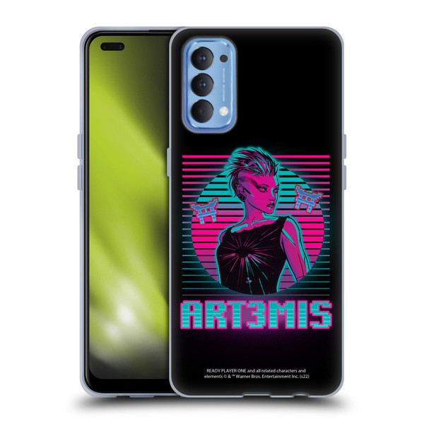 Ready Player One Graphics Character Art Soft Gel Case for OPPO Reno 4 5G