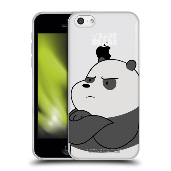 We Bare Bears Character Art Panda Soft Gel Case for Apple iPhone 5c