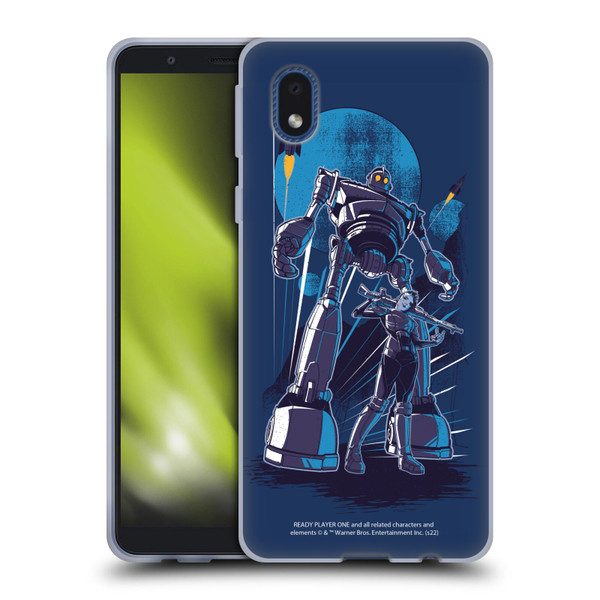 Ready Player One Graphics Iron Giant Soft Gel Case for Samsung Galaxy A01 Core (2020)