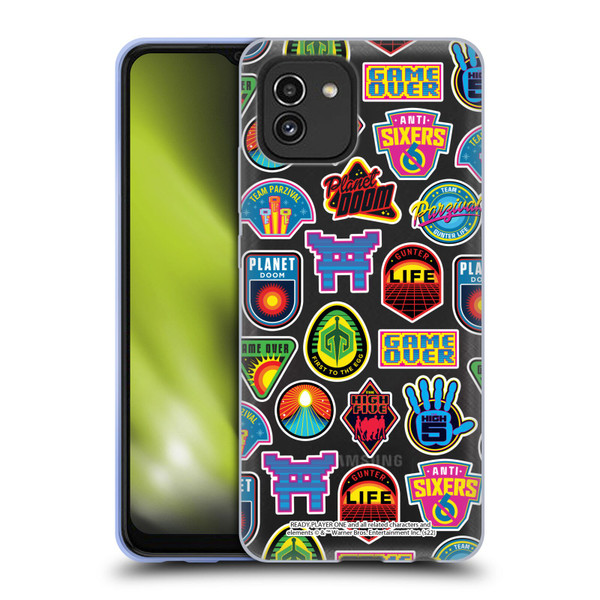 Ready Player One Graphics Collage Soft Gel Case for Samsung Galaxy A03 (2021)