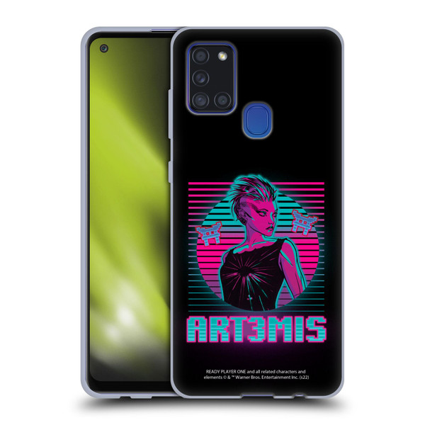 Ready Player One Graphics Character Art Soft Gel Case for Samsung Galaxy A21s (2020)