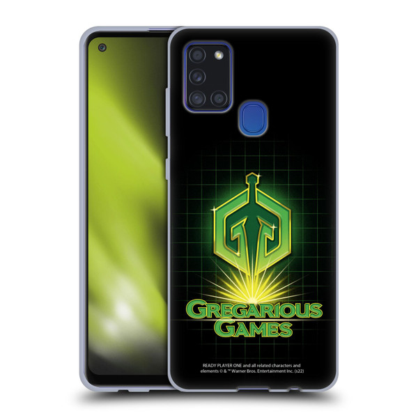 Ready Player One Graphics Logo Soft Gel Case for Samsung Galaxy A21s (2020)