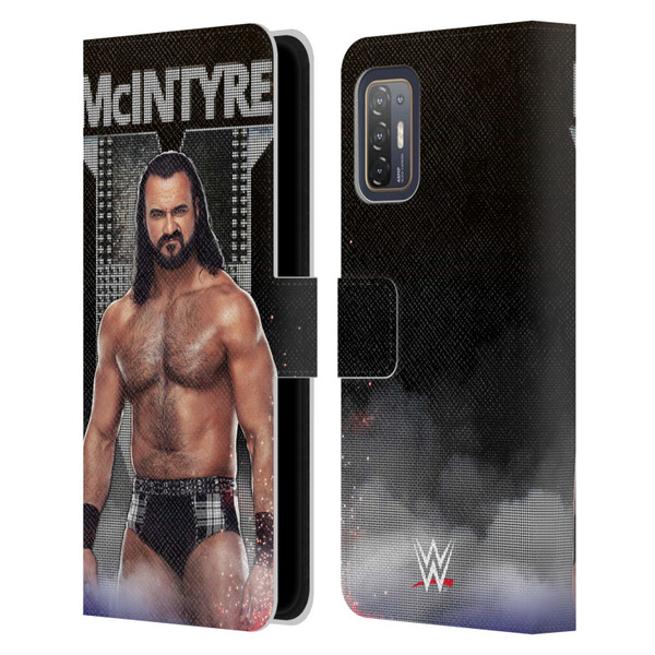 WWE Drew McIntyre LED Image Leather Book Wallet Case Cover For HTC Desire 21 Pro 5G