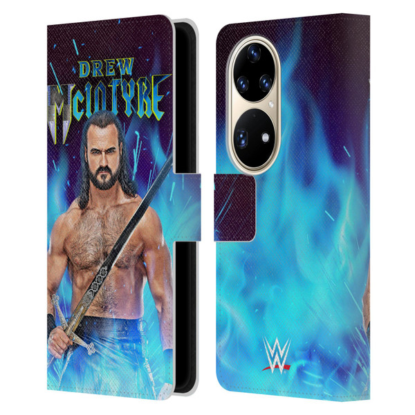 WWE Drew McIntyre Scottish Warrior Leather Book Wallet Case Cover For Huawei P50 Pro