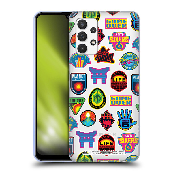 Ready Player One Graphics Collage Soft Gel Case for Samsung Galaxy A32 (2021)