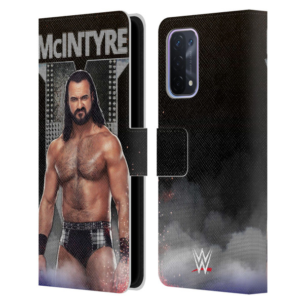 WWE Drew McIntyre LED Image Leather Book Wallet Case Cover For OPPO A54 5G
