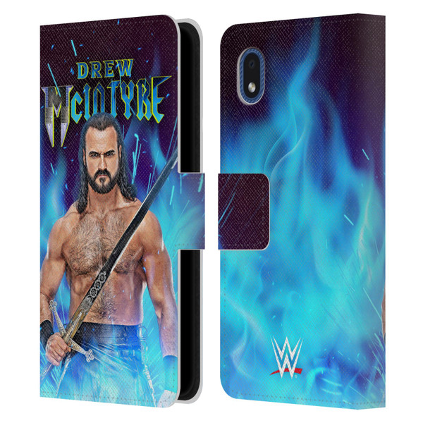 WWE Drew McIntyre Scottish Warrior Leather Book Wallet Case Cover For Samsung Galaxy A01 Core (2020)