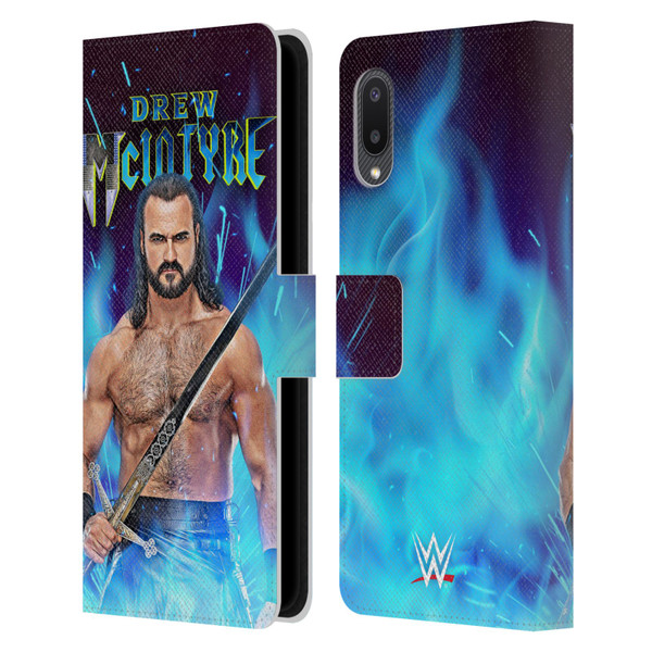 WWE Drew McIntyre Scottish Warrior Leather Book Wallet Case Cover For Samsung Galaxy A02/M02 (2021)