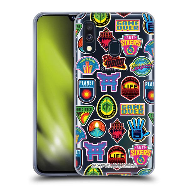 Ready Player One Graphics Collage Soft Gel Case for Samsung Galaxy A40 (2019)