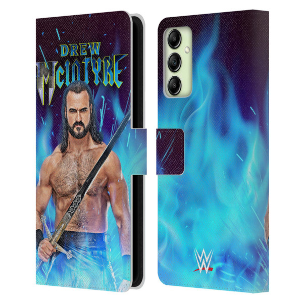 WWE Drew McIntyre Scottish Warrior Leather Book Wallet Case Cover For Samsung Galaxy A14 5G