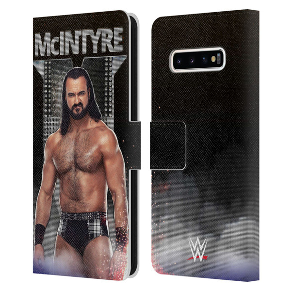 WWE Drew McIntyre LED Image Leather Book Wallet Case Cover For Samsung Galaxy S10+ / S10 Plus