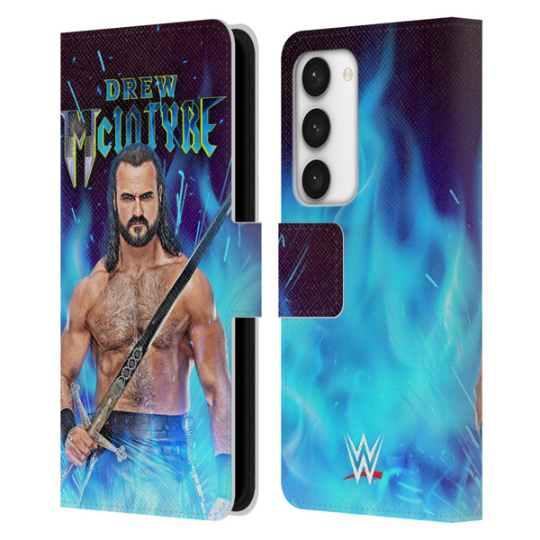 WWE Drew McIntyre Scottish Warrior Leather Book Wallet Case Cover For Samsung Galaxy S23 5G