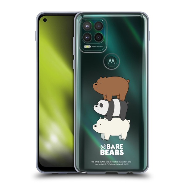 We Bare Bears Character Art Group 3 Soft Gel Case for Motorola Moto G Stylus 5G 2021