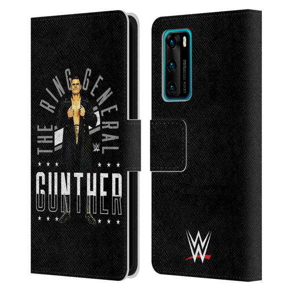 WWE Gunther Ring General Leather Book Wallet Case Cover For Huawei P40 5G