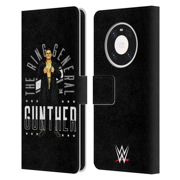 WWE Gunther Ring General Leather Book Wallet Case Cover For Huawei Mate 40 Pro 5G