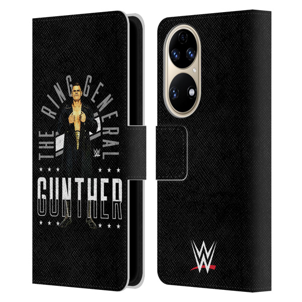 WWE Gunther Ring General Leather Book Wallet Case Cover For Huawei P50