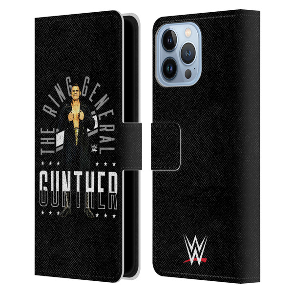 WWE Gunther Ring General Leather Book Wallet Case Cover For Apple iPhone 13 Pro Max
