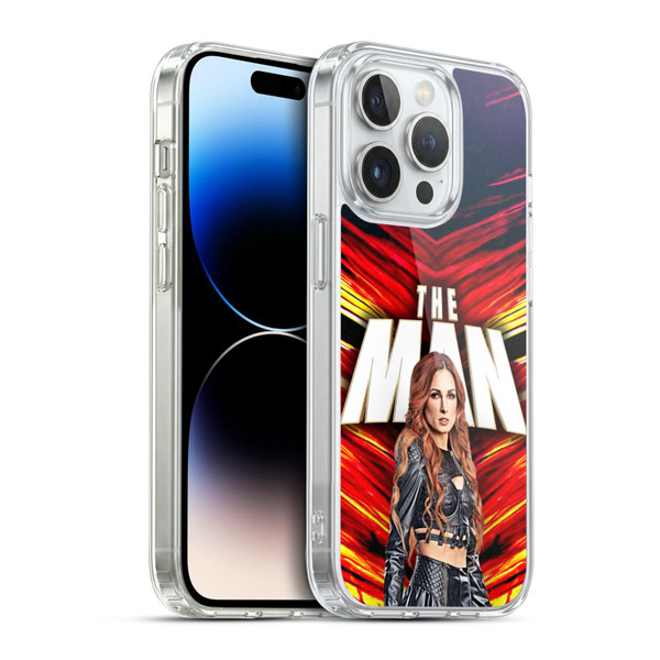 WWE Becky Lynch The Man Soft Gel Case for Apple iPhone 14 Pro & MagSafe