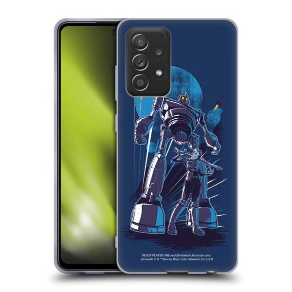 Ready Player One Graphics Iron Giant Soft Gel Case for Samsung Galaxy A52 / A52s / 5G (2021)