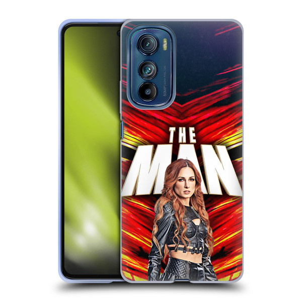 WWE Becky Lynch The Man Soft Gel Case for Motorola Edge 30