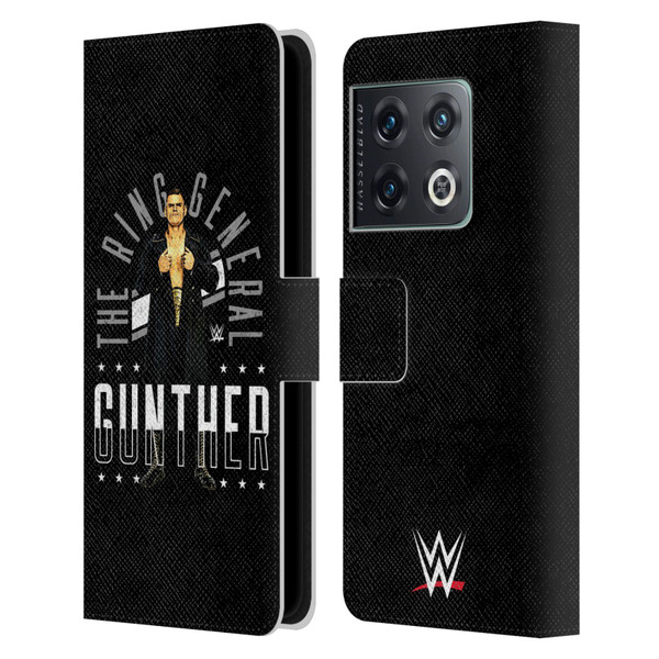 WWE Gunther Ring General Leather Book Wallet Case Cover For OnePlus 10 Pro