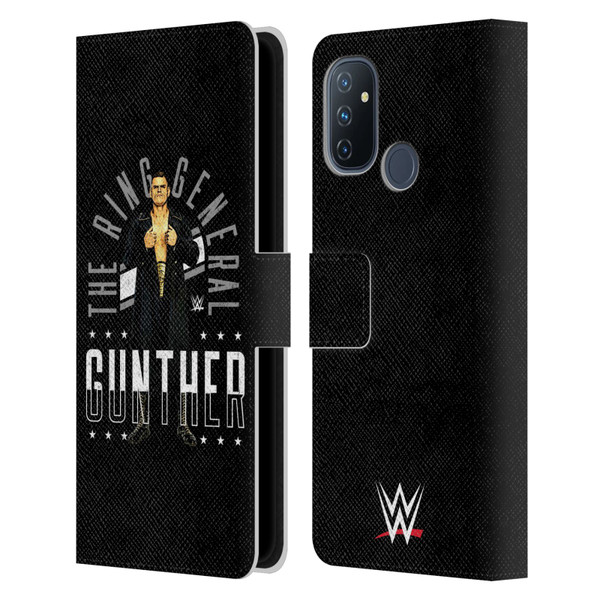 WWE Gunther Ring General Leather Book Wallet Case Cover For OnePlus Nord N100