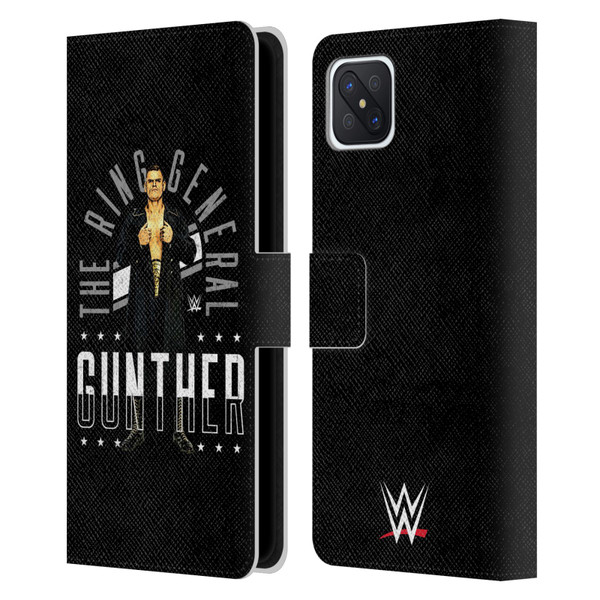 WWE Gunther Ring General Leather Book Wallet Case Cover For OPPO Reno4 Z 5G