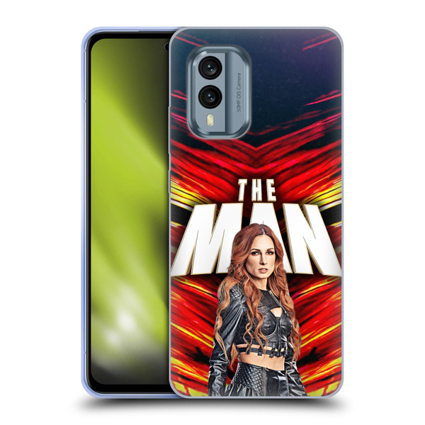 WWE Becky Lynch The Man Soft Gel Case for Nokia X30