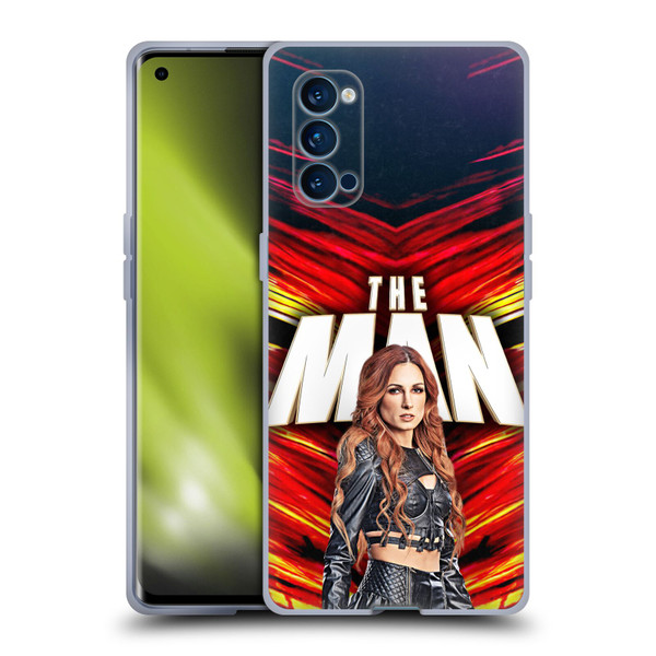WWE Becky Lynch The Man Soft Gel Case for OPPO Reno 4 Pro 5G
