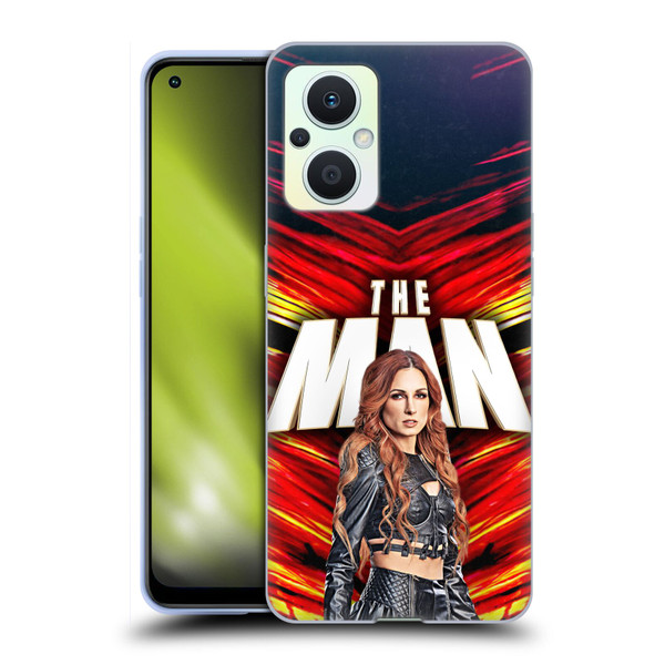 WWE Becky Lynch The Man Soft Gel Case for OPPO Reno8 Lite