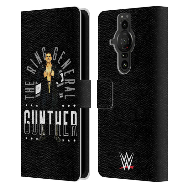 WWE Gunther Ring General Leather Book Wallet Case Cover For Sony Xperia Pro-I