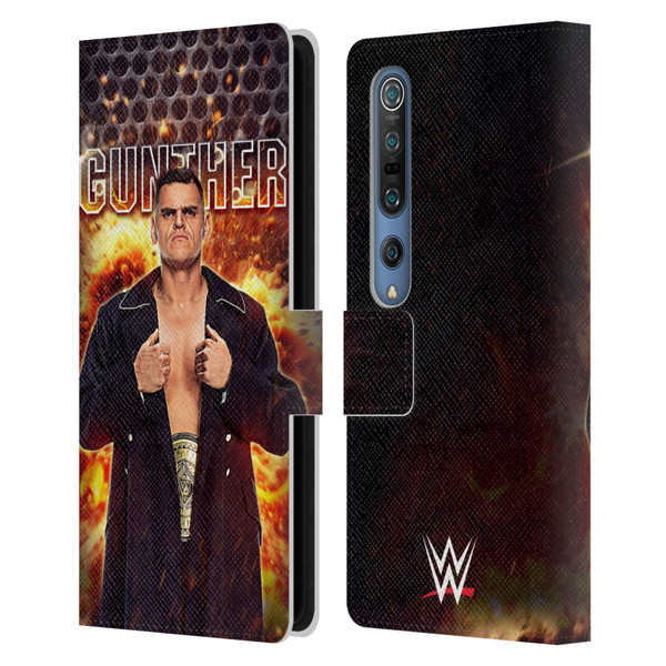 WWE Gunther Portrait Leather Book Wallet Case Cover For Xiaomi Mi 10 5G / Mi 10 Pro 5G