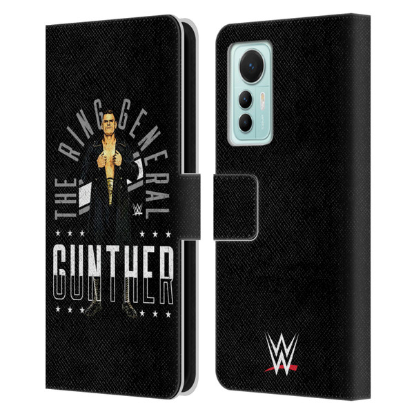 WWE Gunther Ring General Leather Book Wallet Case Cover For Xiaomi 12 Lite