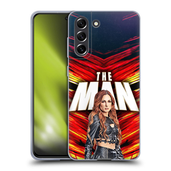 WWE Becky Lynch The Man Soft Gel Case for Samsung Galaxy S21 FE 5G