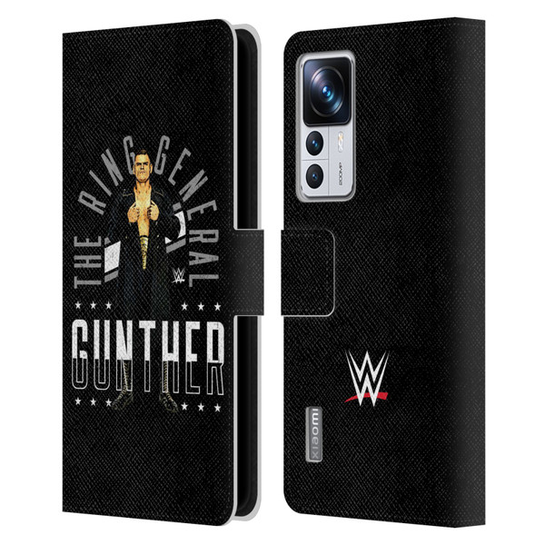 WWE Gunther Ring General Leather Book Wallet Case Cover For Xiaomi 12T Pro
