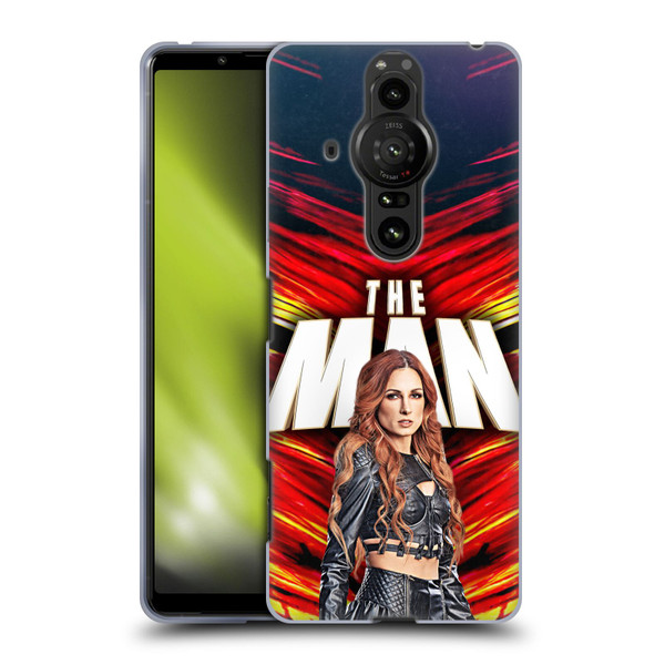 WWE Becky Lynch The Man Soft Gel Case for Sony Xperia Pro-I