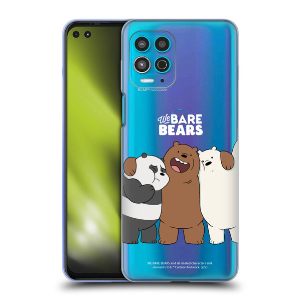 We Bare Bears Character Art Group 1 Soft Gel Case for Motorola Moto G100