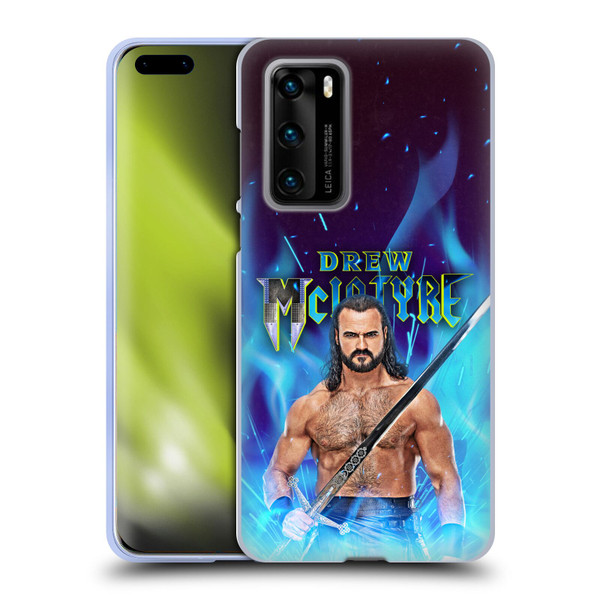 WWE Drew McIntyre Scottish Warrior Soft Gel Case for Huawei P40 5G