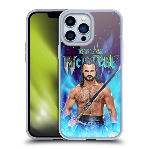 WWE Drew McIntyre Scottish Warrior Soft Gel Case for Apple iPhone 13 Pro Max