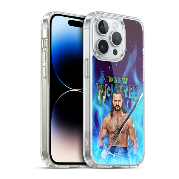WWE Drew McIntyre Scottish Warrior Soft Gel Case for Apple iPhone 13 Pro & MagSafe