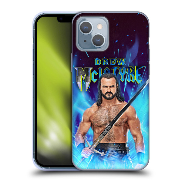 WWE Drew McIntyre Scottish Warrior Soft Gel Case for Apple iPhone 14