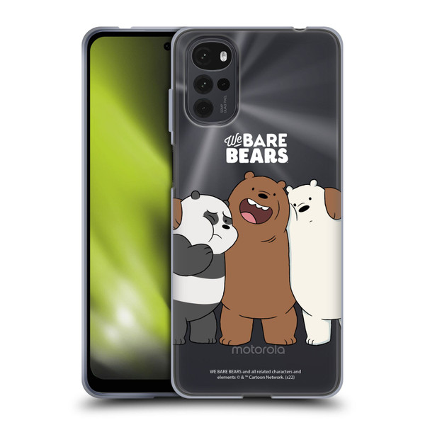 We Bare Bears Character Art Group 1 Soft Gel Case for Motorola Moto G22