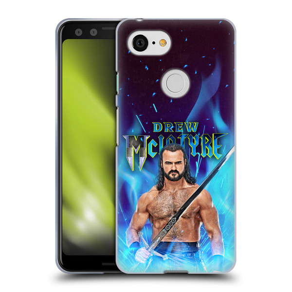 WWE Drew McIntyre Scottish Warrior Soft Gel Case for Google Pixel 3