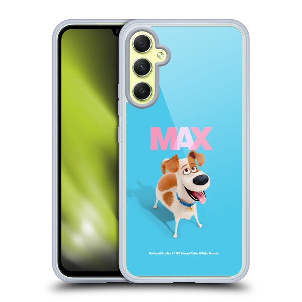 The Secret Life of Pets 2 II For Pet's Sake Max Dog Soft Gel Case for Samsung Galaxy A34 5G